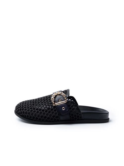 benedit fibbia strass raffia EMANUELLE VEE | 207-11-HYBLK